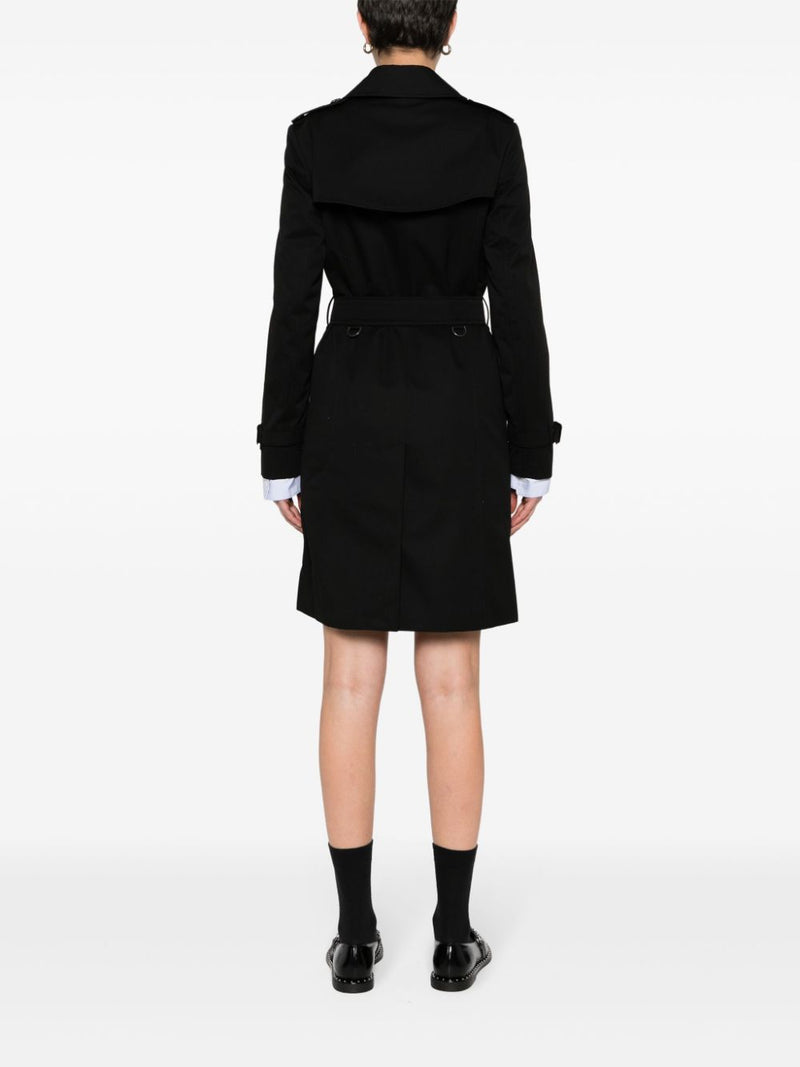 Burberry gabardine-weave trench coat | Urbalenti™ NYC