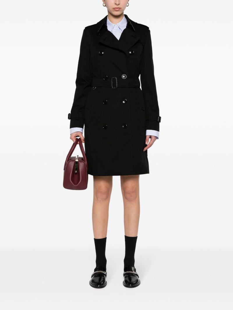 Burberry gabardine-weave trench coat | Urbalenti™ NYC