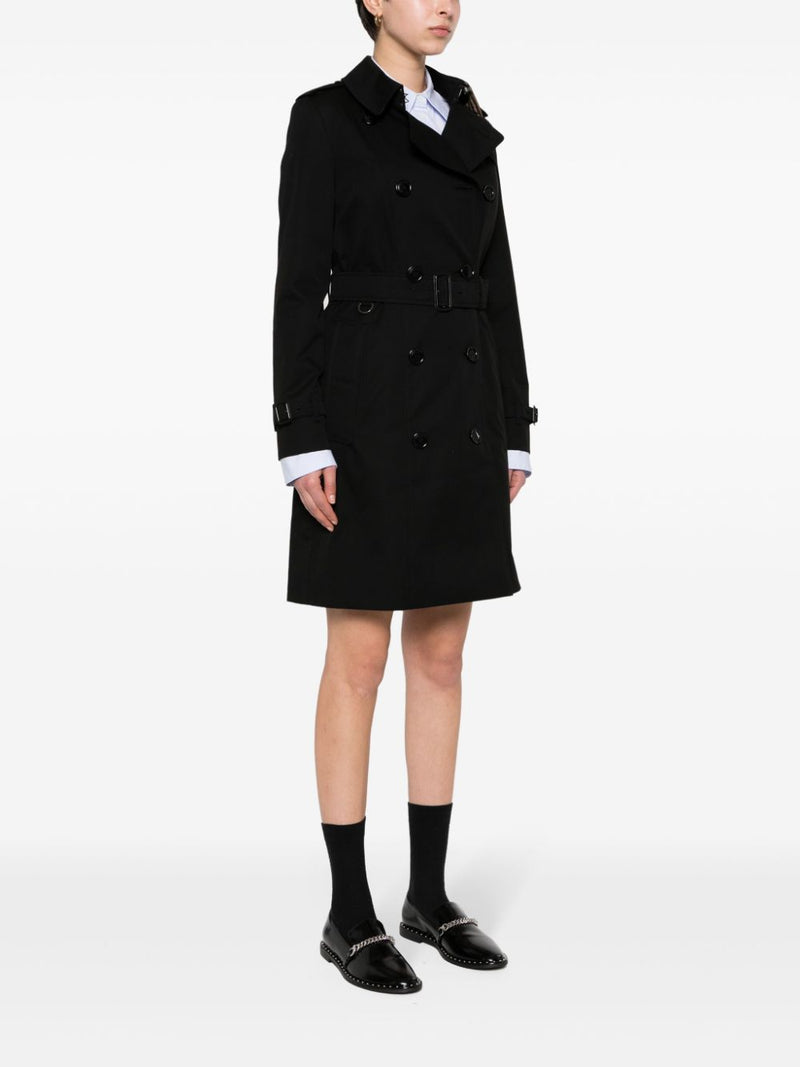 Burberry gabardine-weave trench coat | Urbalenti™ NYC