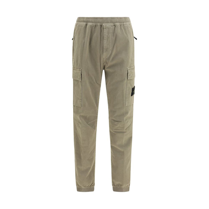 Stone Island Bicolor Cotton Cargo Pants
