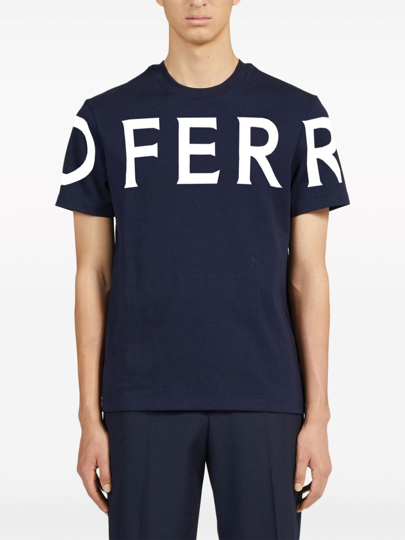 Ferragamo Logo cotton t-shirt | Urbalenti™ NYC