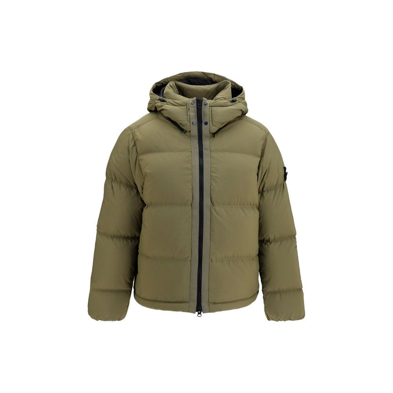 Stone Island Bicolor Polyamide Full-Length Jacket