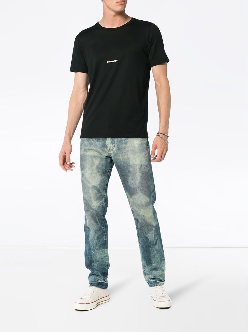 Saint Laurent logo print T-shirt | Urbalenti™ NYC