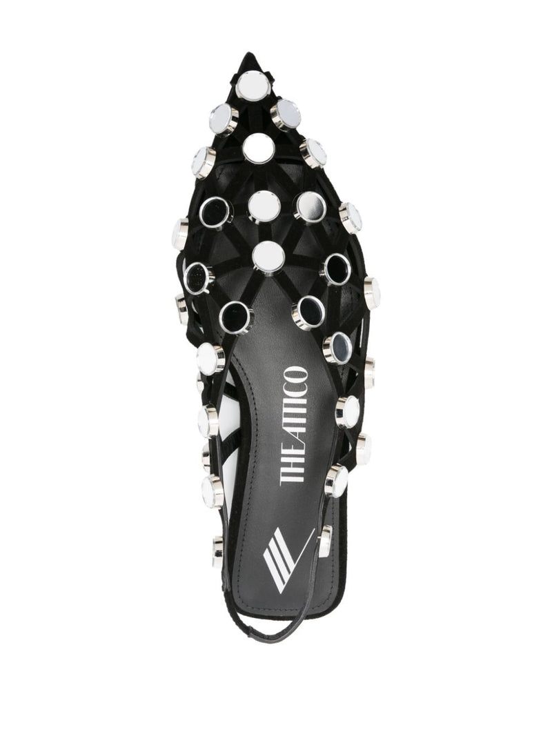 The Attico ''Grid'' Black Ballerina | Urbalenti™ NYC