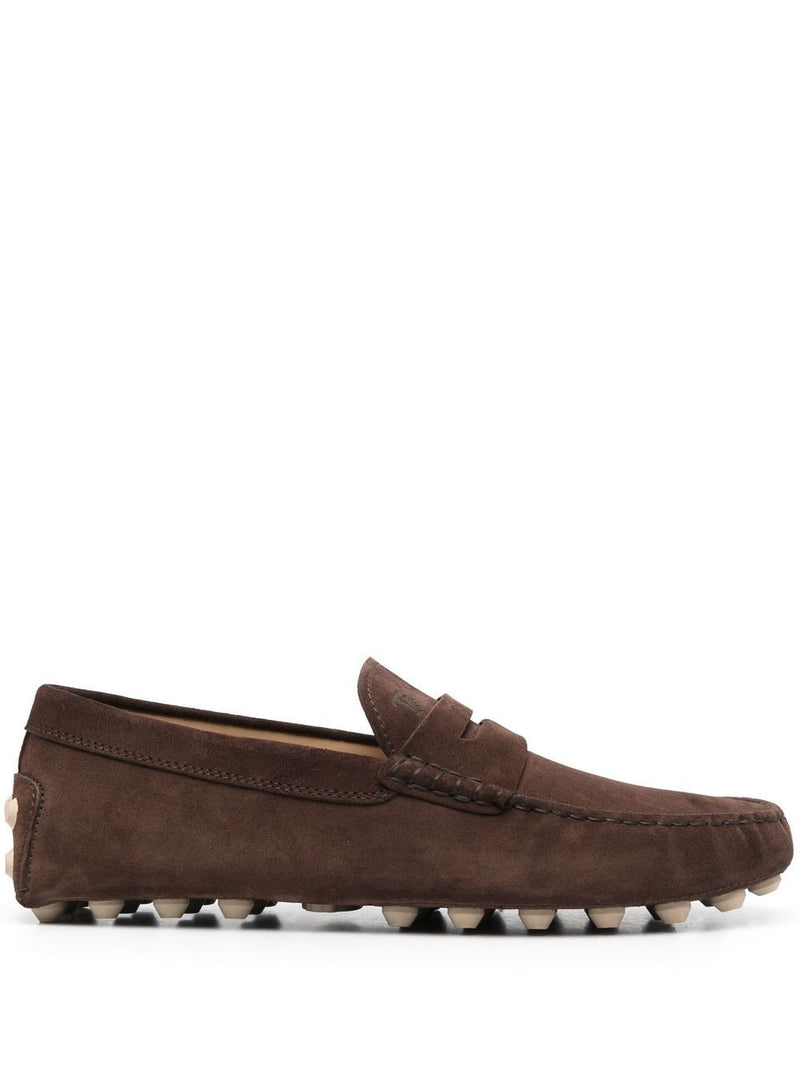 Tod'S Gommino Suede Moccasin - Brown Suede | Urbalenti™ NYC