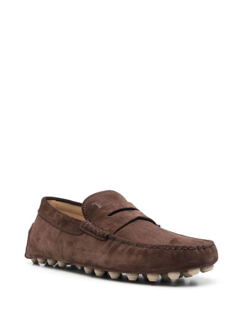 Tod'S Gommino Suede Moccasin - Brown Suede | Urbalenti™ NYC