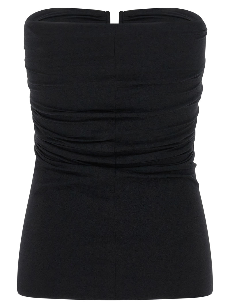 Rick Owens Black Nylon Tank Tops