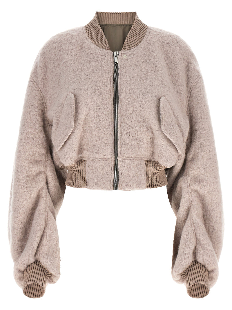 Rick Owens Multicolor Marabou Bomber