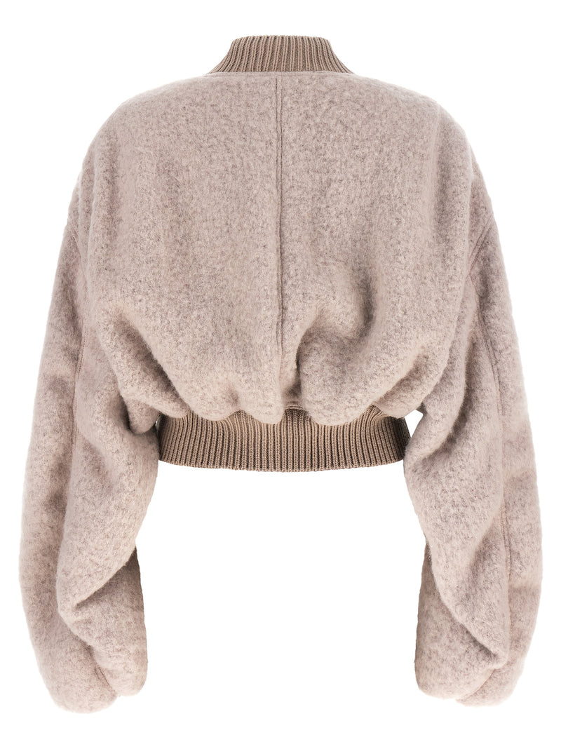 Rick Owens Multicolor Marabou Bomber