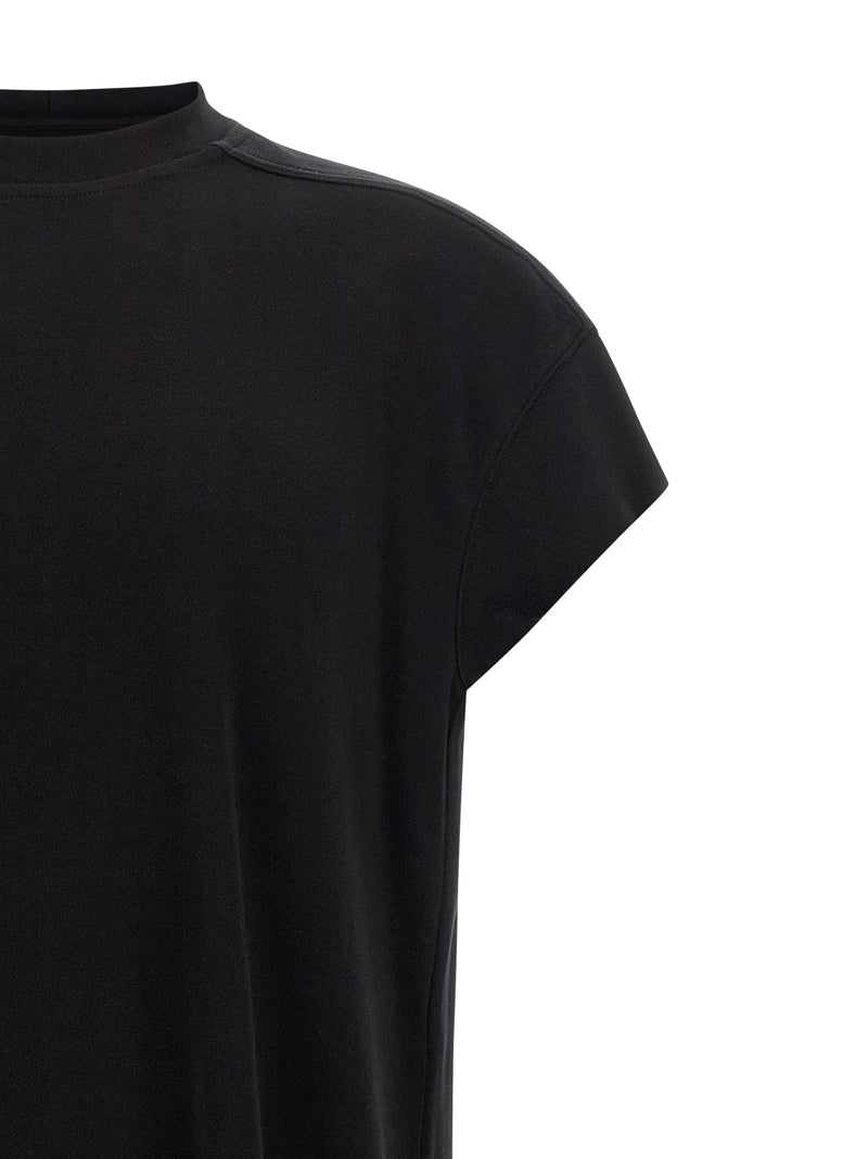 Rick Owens Black Cotton T-Shirt