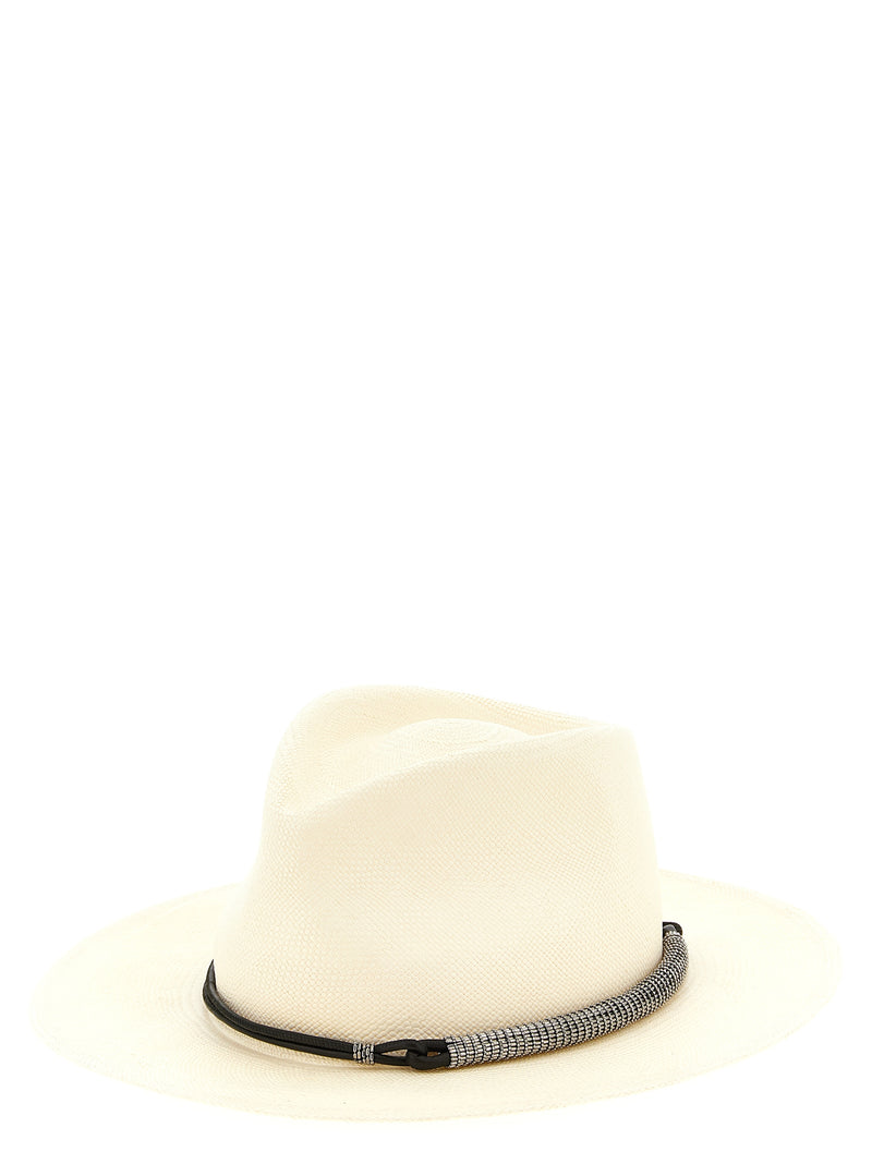 Brunello Cucinelli Beige Polyamide Fedora