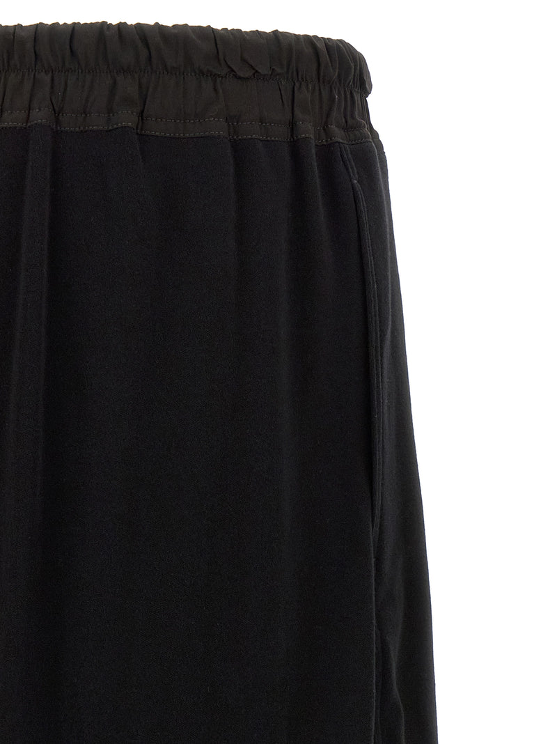 Rick Owens Black Cotton Bermuda Shorts