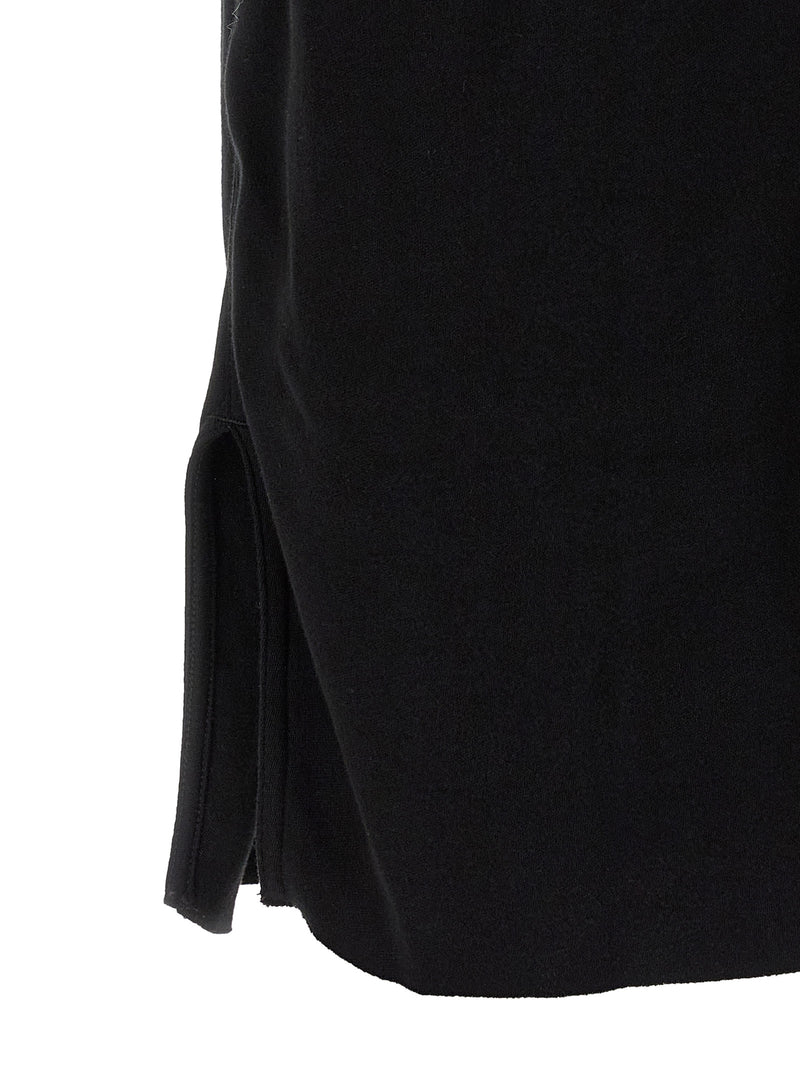 Rick Owens Black Cotton Bermuda Shorts