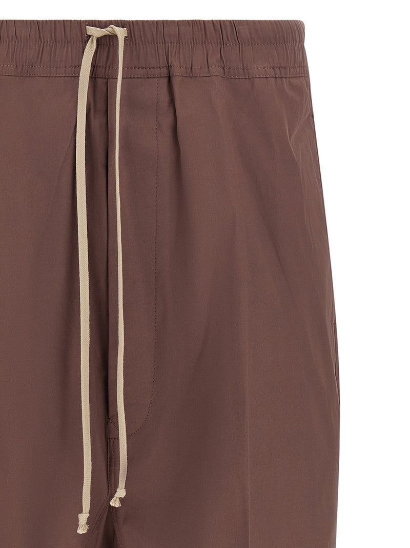 Rick Owens Brown Cotton Bermuda Shorts