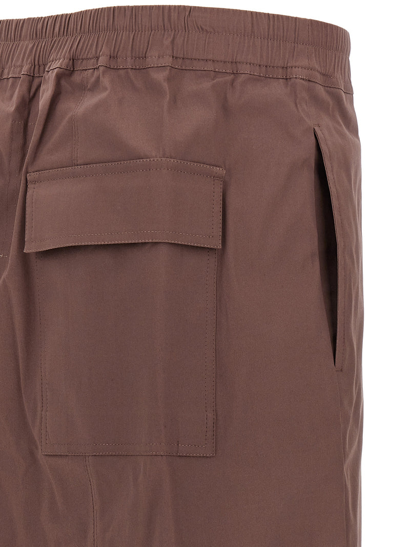 Rick Owens Brown Cotton Bermuda Shorts
