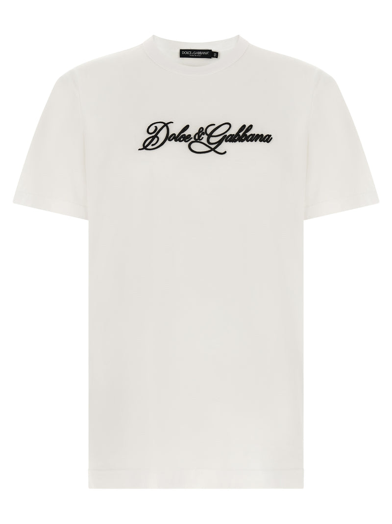 Dolce & Gabbana White Cotton T-Shirt