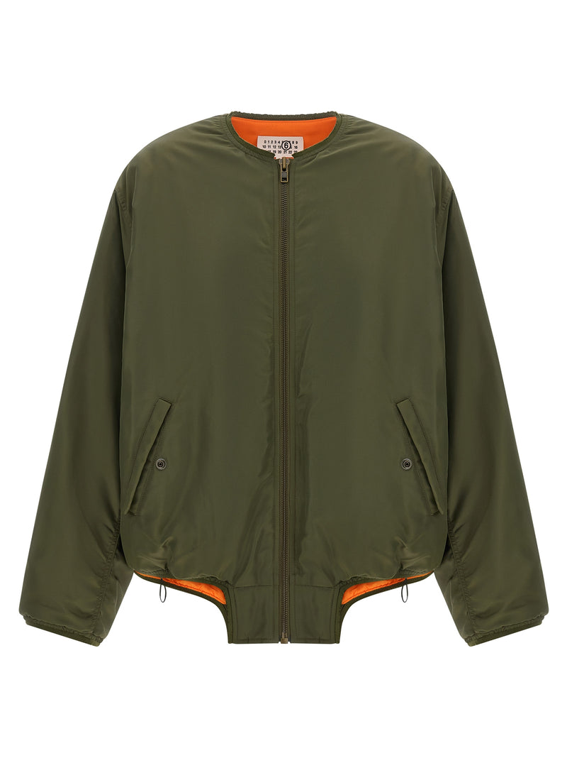 MM6 Maison Margiela Bicolor Polyamide Bomber