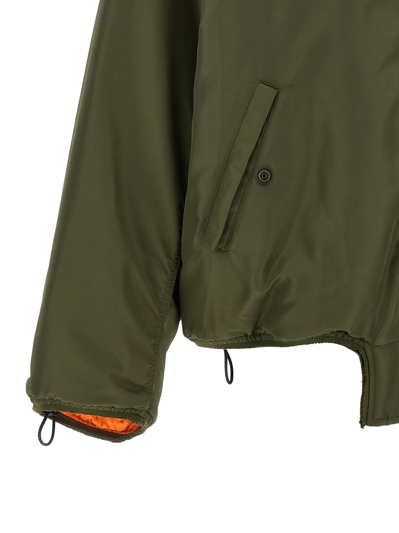 MM6 Maison Margiela Bicolor Polyamide Bomber