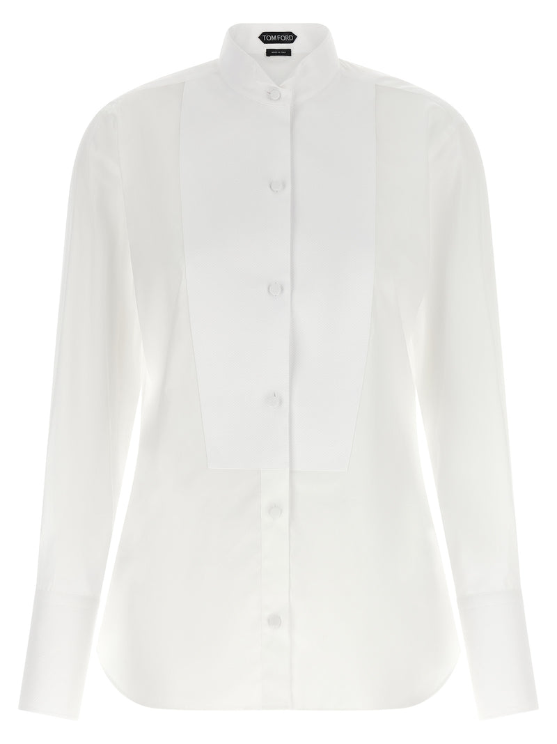 Tom Ford White Cotton Blouse
