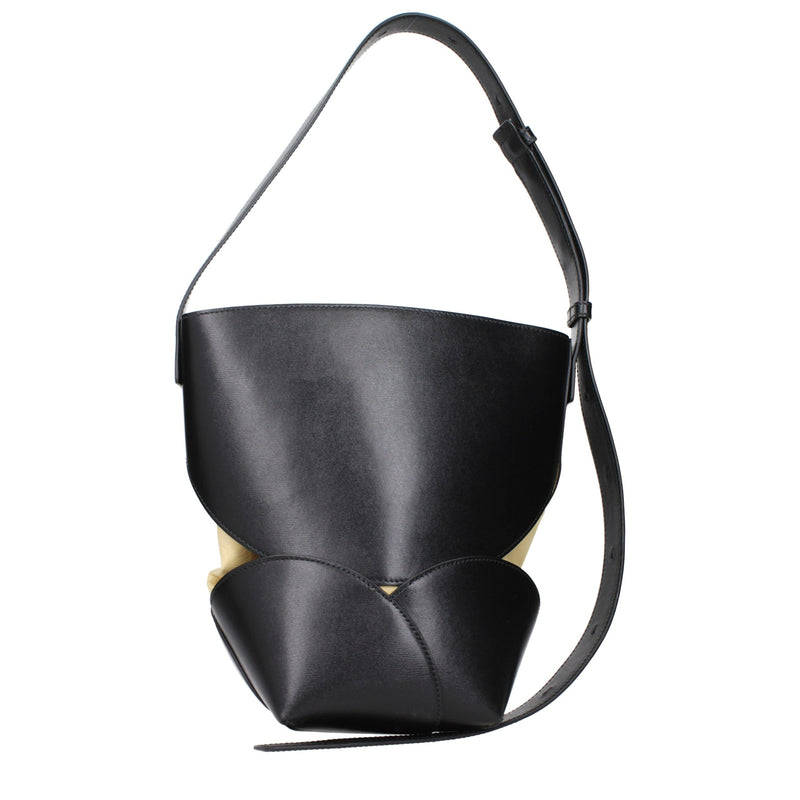 Jil Sander Black Leather Crossbody Bag