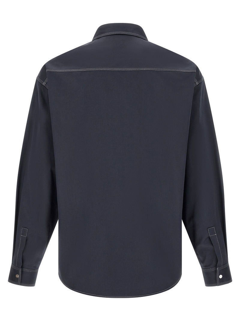 Fendi Blue Cotton Blouse