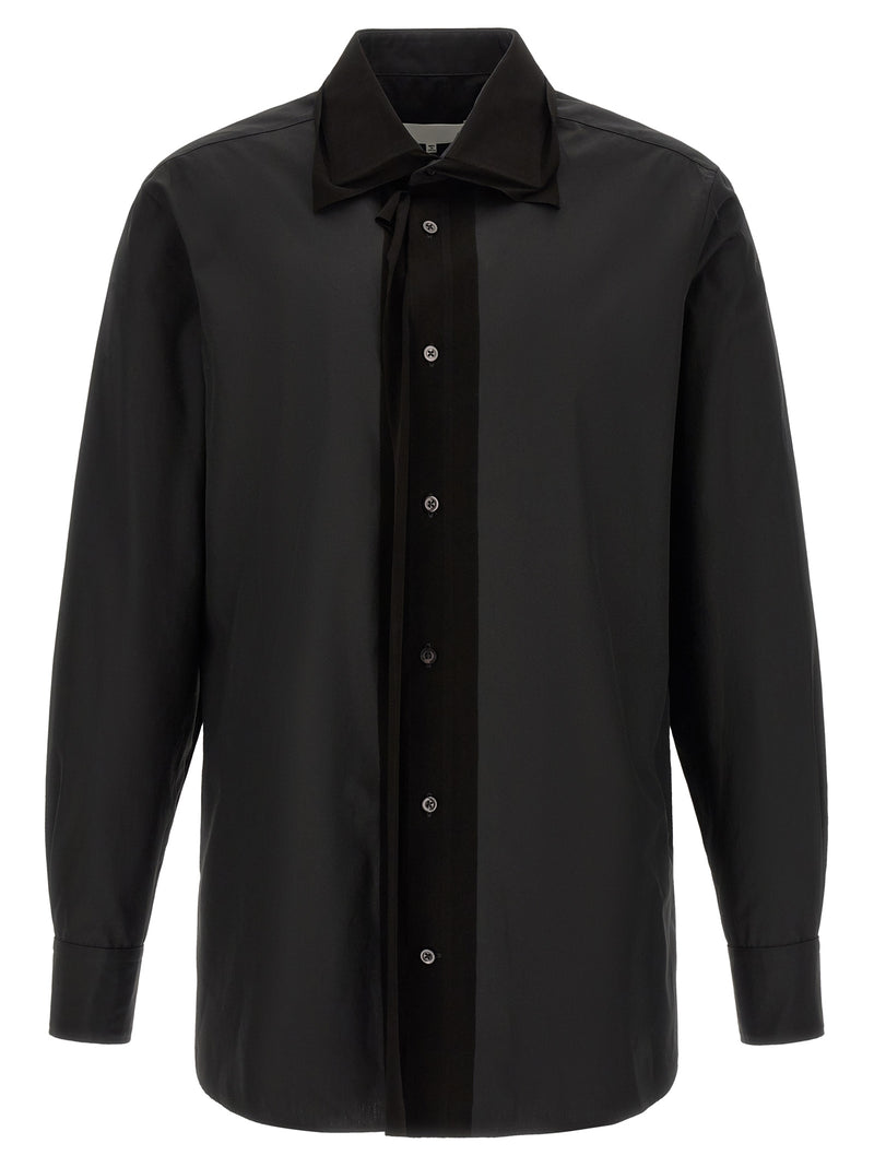 Maison Margiela Black Cotton Blouse