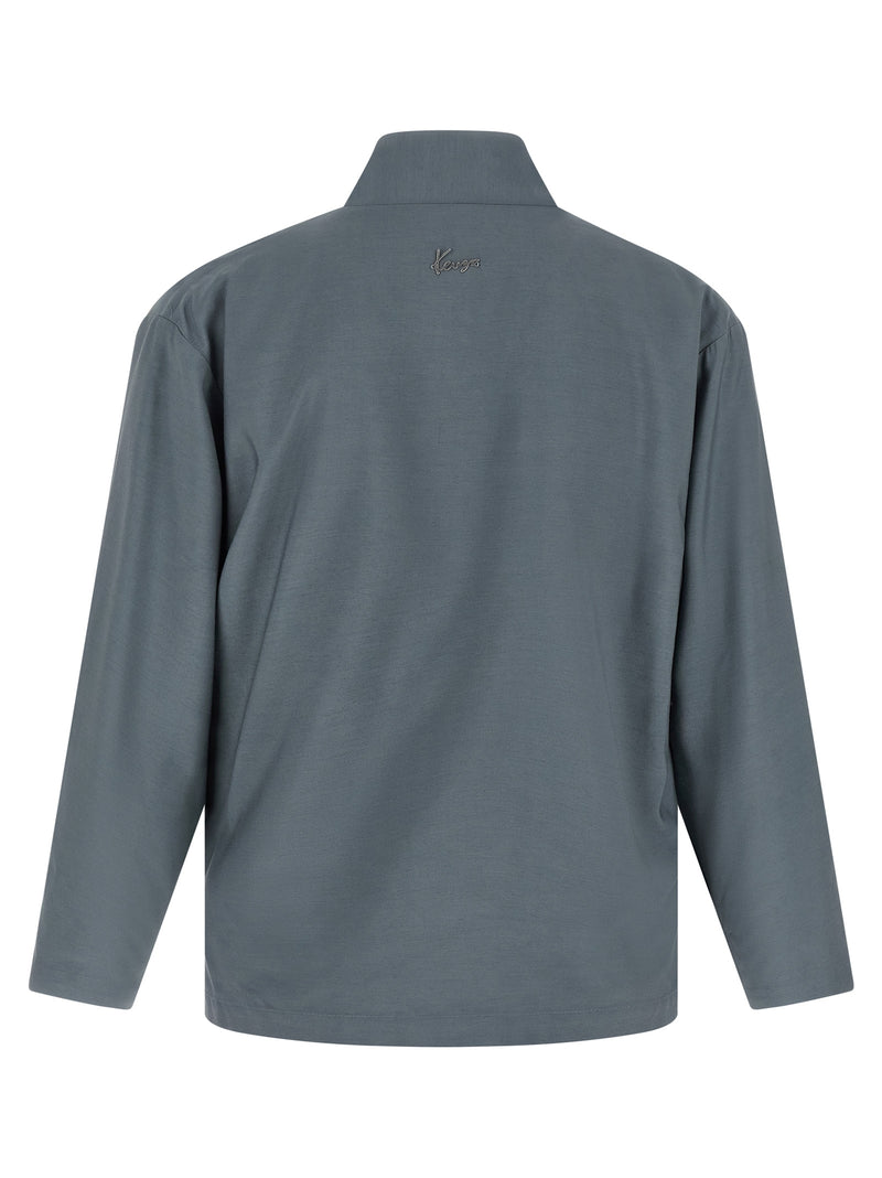 Kenzo Gray Wool Blazer