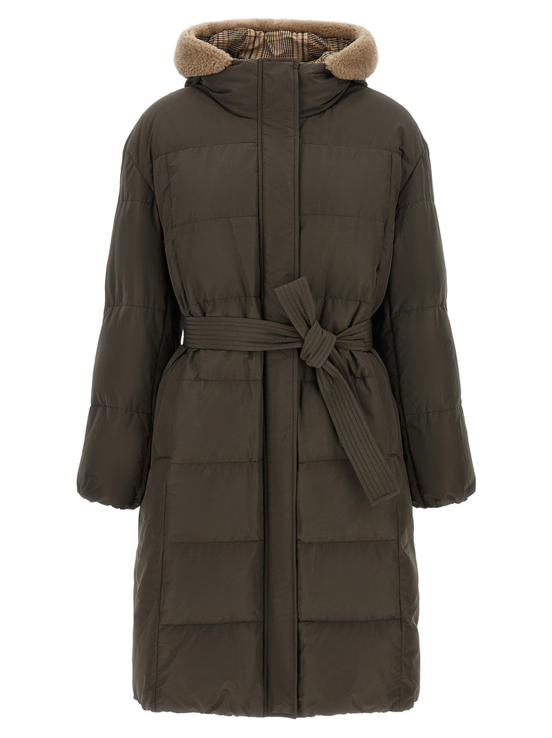 Brunello Cucinelli Bicolor Cotton Coat