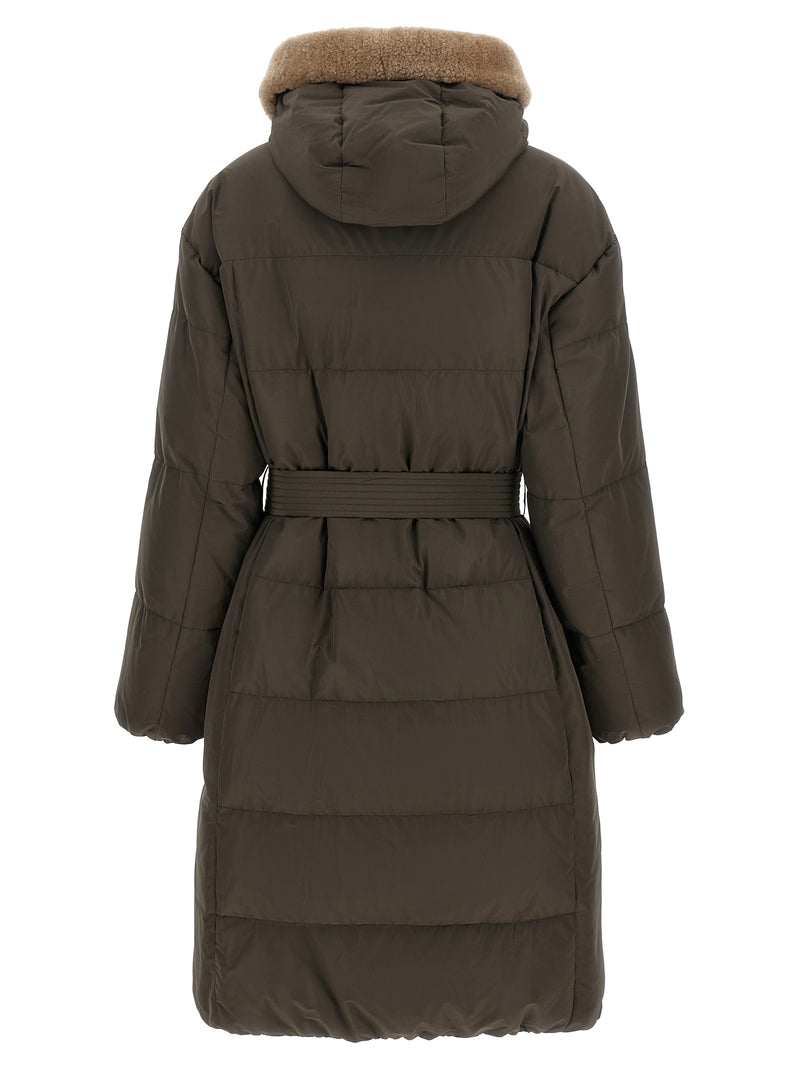 Brunello Cucinelli Bicolor Cotton Coat