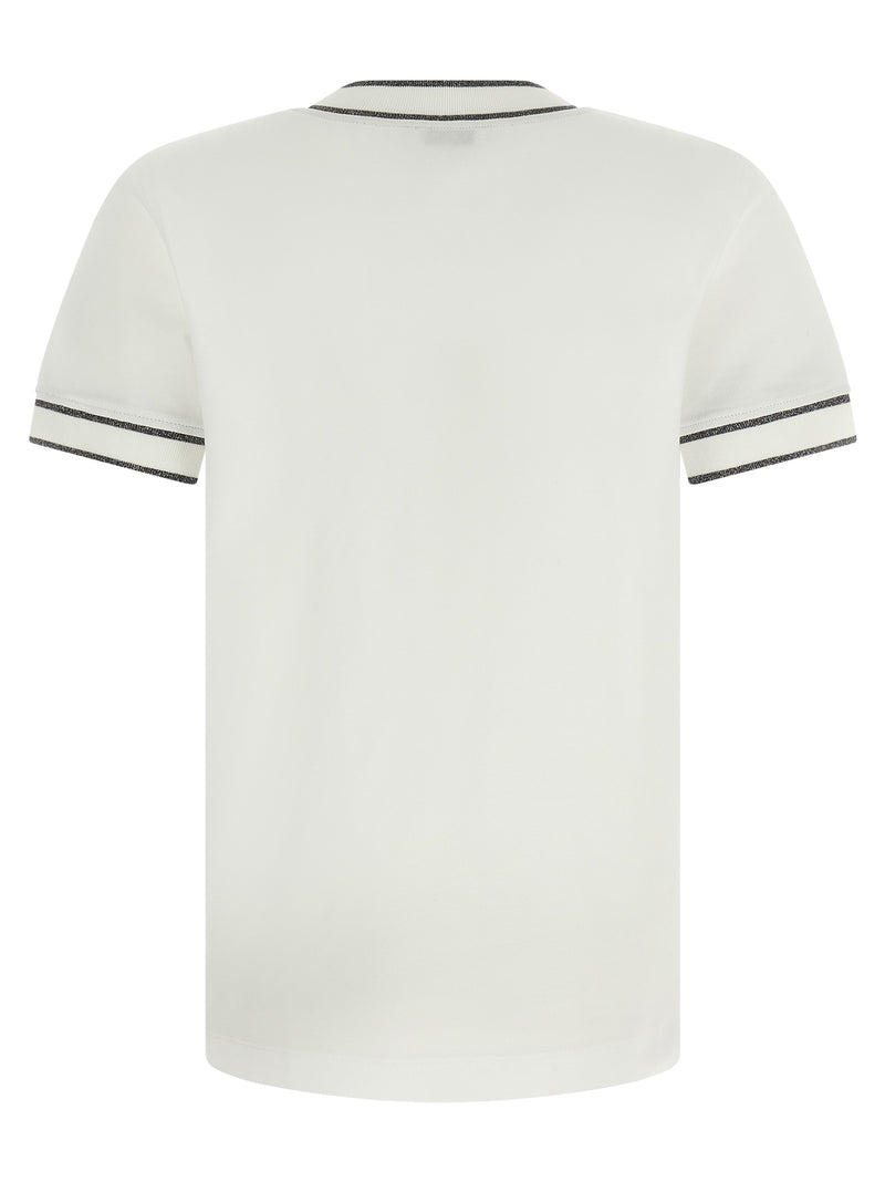 Brunello Cucinelli White Cotton T-Shirt