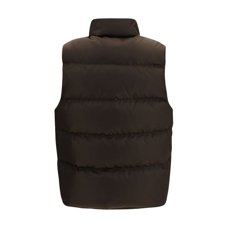 Prada Brown Goose Down Sleeveless Jacket