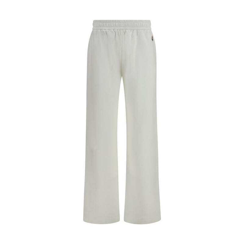 Moncler White Cotton Casual Pants