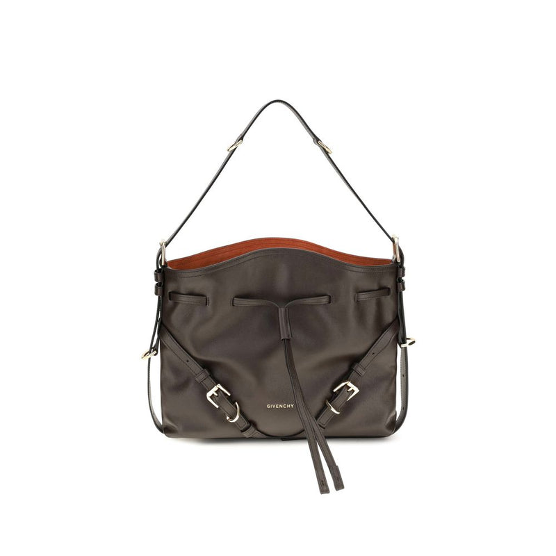 Givenchy Brown Calf Leather Bos Taurus Backet Bag