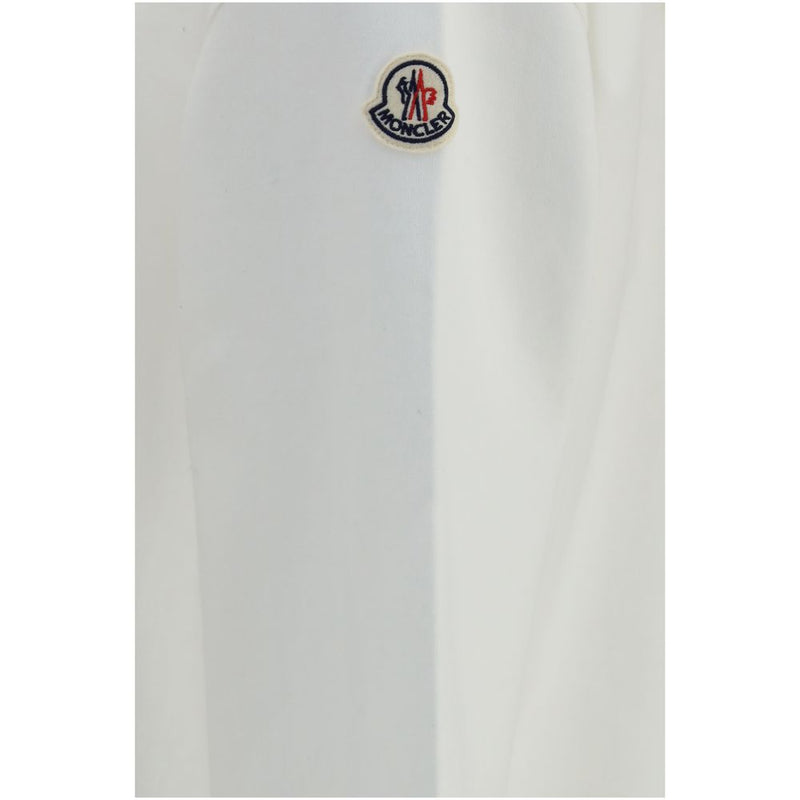 Moncler White Cotton Sweatshirt