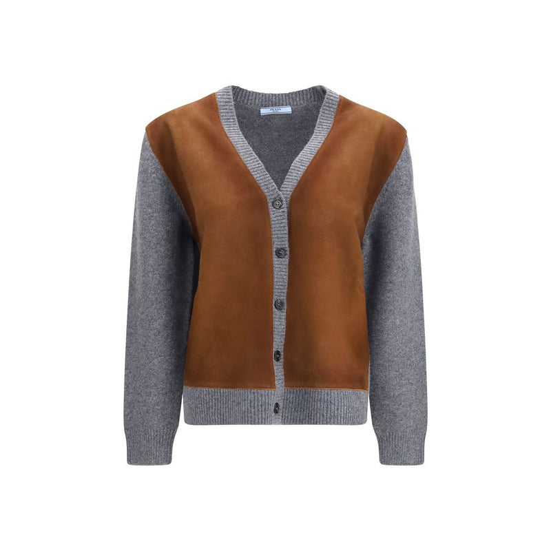 Prada Multicolor Wool Oves Aries Cardigan