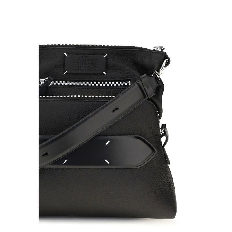 Maison Margiela Black Lamb Ovis Aries Aries Shoulder Bag