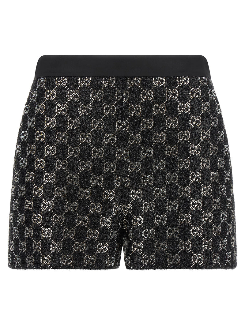 Gucci Black Viscose Short And Mini Shorts