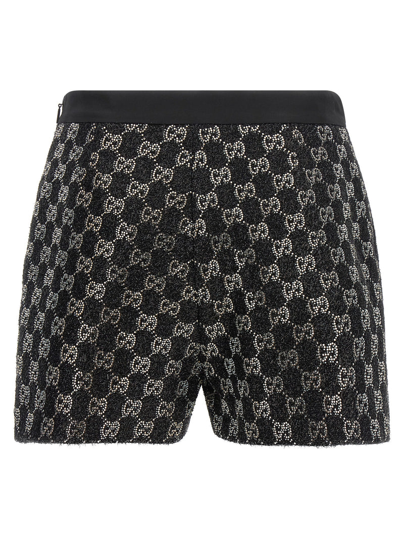 Gucci Black Viscose Short And Mini Shorts