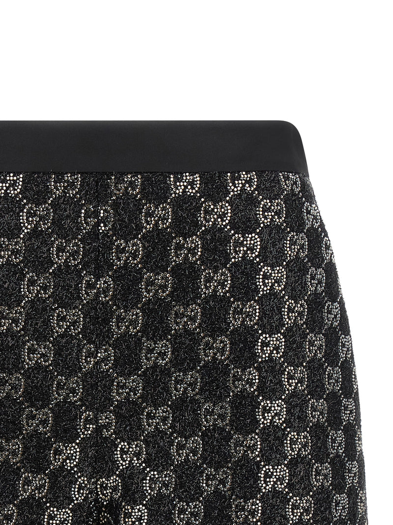 Gucci Black Viscose Short And Mini Shorts