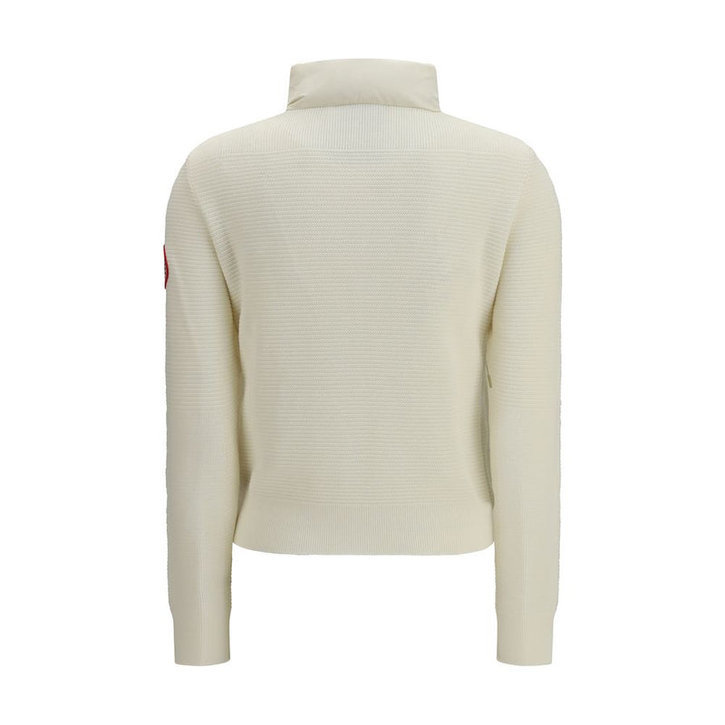 Canada Goose Beige Wool Oves Aries Full-Length Jacket