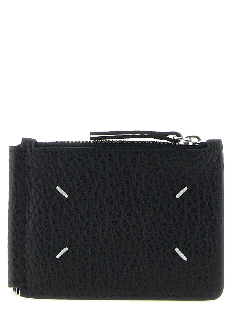 Maison Margiela Black Calfskin Leather Wallet