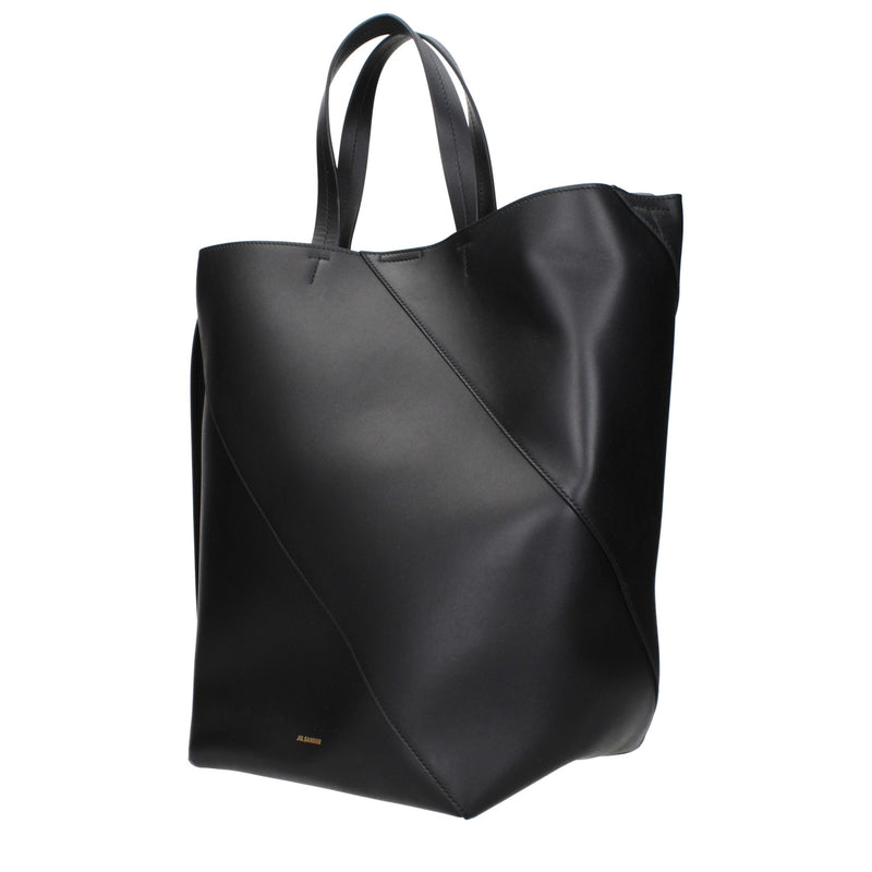 Jil Sander Black Leather Crossbody Bag