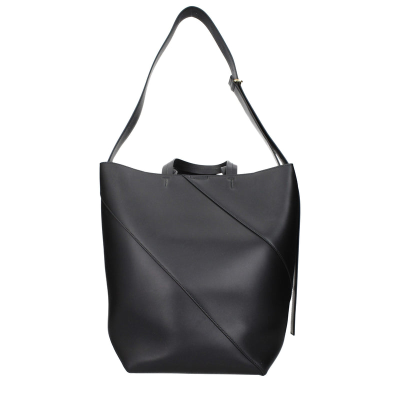 Jil Sander Black Leather Crossbody Bag