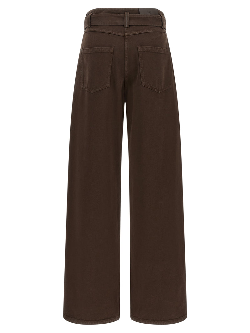 Brunello Cucinelli Brown Cotton Jeans Denim