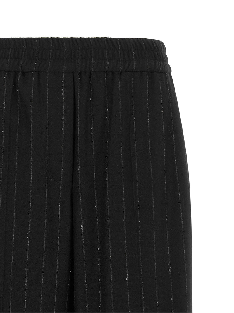 Brunello Cucinelli Blue Virgin Wool Casual Pants