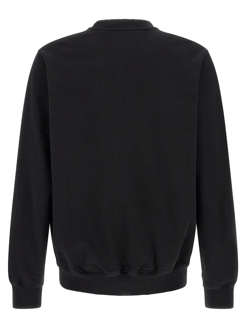 Casablanca Black Organic Cotton Sweatshirt