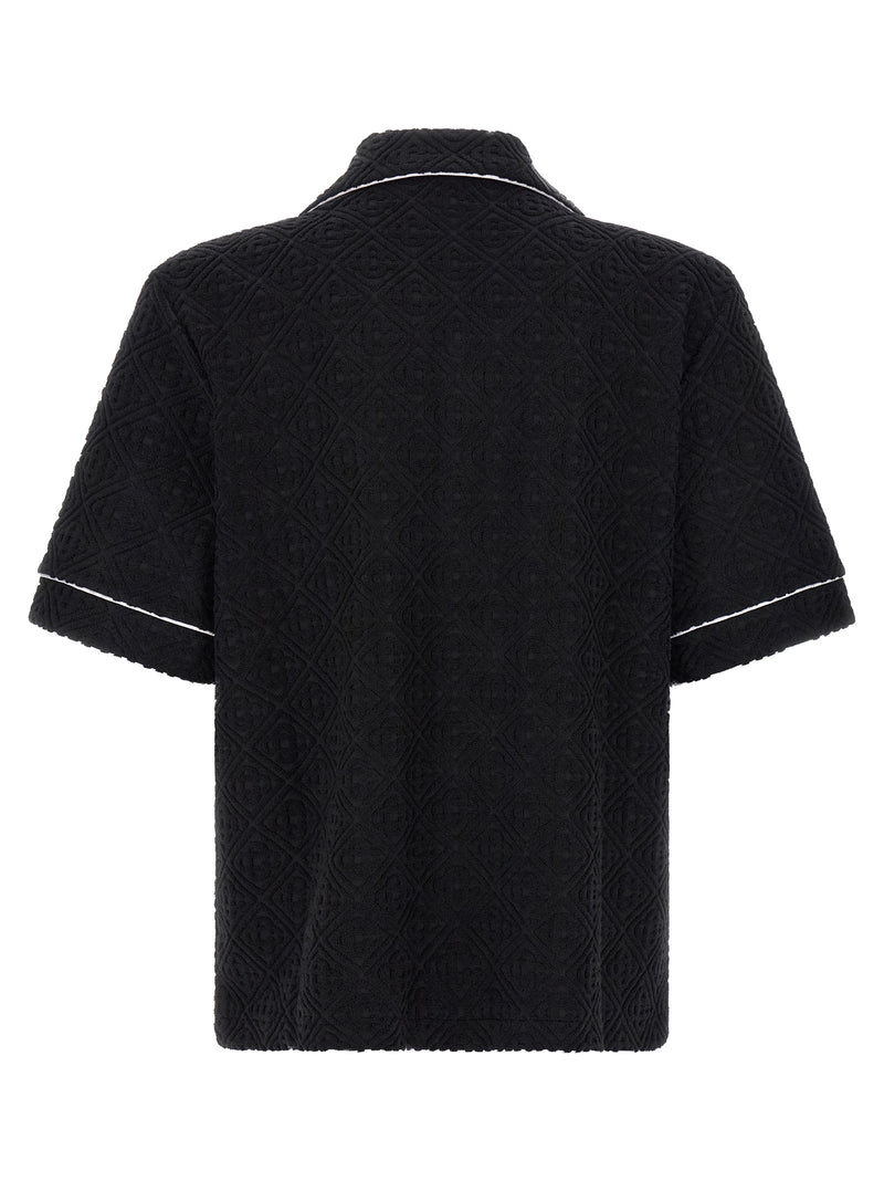Casablanca Black Cotton Pattern Shirt