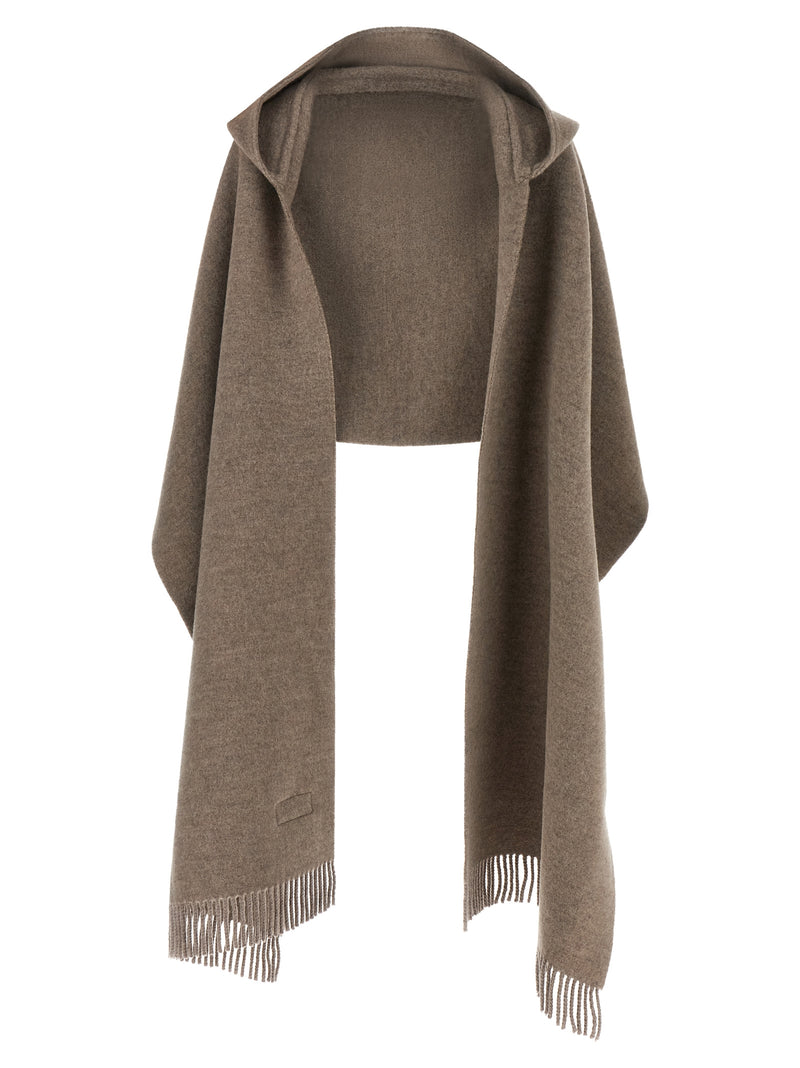 Brunello Cucinelli Brown Wool Scarf