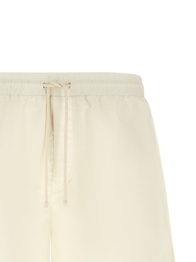 Brunello Cucinelli White Polyester Swim Shorts