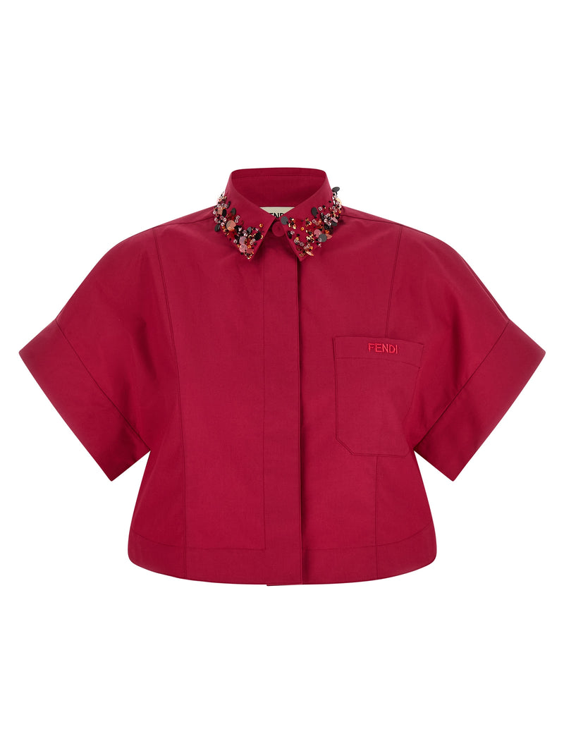 Fendi Multicolor Cotton Blouse